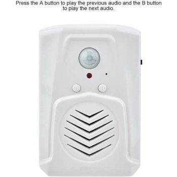 Bezprzewodowy czujnik ruchu PIR dzwonek powitalny alarm USB [22240000401]